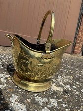Antique brass coal for sale  WELWYN