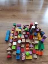 Holzbausteine holzklötze baus gebraucht kaufen  Werl