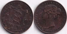 Shilling 1858 states d'occasion  Charenton-le-Pont