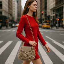 Borsa estiva beige usato  Fabriano