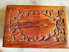 Vintage wooden box for sale  BURNLEY