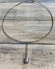 Usado, Gargantilha de pérolas barrocas fio colar gancho fecho novo sem etiquetas barra de strass DANGLE comprar usado  Enviando para Brazil