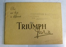 Triumph gloria car for sale  LEICESTER