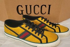 Usado, Tênis Masculino Gucci 1977 Off The Grid em Amarelo/Dourado Tamanho 9 - EUA 9.5 comprar usado  Enviando para Brazil