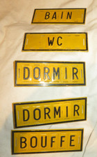 Lot plaques porte d'occasion  Dijon