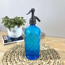 Vintage blue syphon d'occasion  Expédié en Belgium