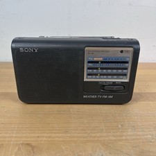 Rádio portátil Sony ICF-36 clima/TV/FM/AM 4 bandas vintage bateria e elétrico  comprar usado  Enviando para Brazil