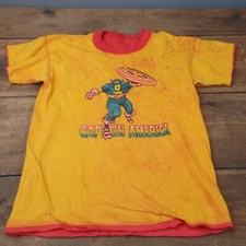 Usado, Camiseta gráfica vintage Capitão América quadrinhos super-herói tamanho infantil comprar usado  Enviando para Brazil
