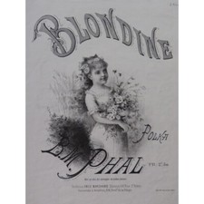 Piano Phal B.M.Blondine ca1880, usado comprar usado  Enviando para Brazil
