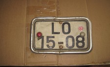Altes ddr nummernschild gebraucht kaufen  Langgöns