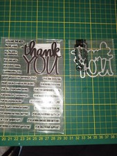 Clear stamp thank gebraucht kaufen  Essen