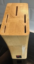 Wooden knife block for sale  NEWARK