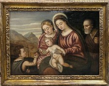 Sacra famiglia olio usato  Torino