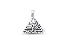 Pendentif pyramide œil d'occasion  Montluçon