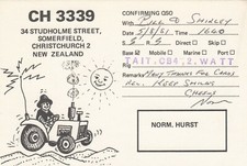 Postcard qsl radio for sale  BURY