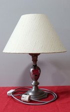 Tischleuchte tischlampe zinnfu gebraucht kaufen  Rothenburg