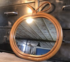 Miroir pomme rotin d'occasion  Thumeries