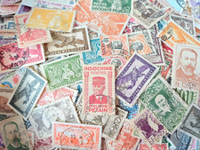 Grosse boite timbres d'occasion  Romilly-sur-Andelle