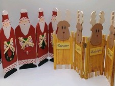 Holiday screens santas for sale  East Lynne