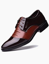 Men patent leather for sale  BOLTON