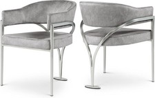 Meridian furniture 554grey for sale  San Francisco