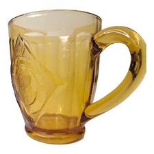 Coronation amber glass for sale  SWANSEA