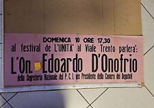 Manifesto politica edoardo usato  Viterbo