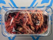 Barra de prata Hayleybug em perfeito estado 2 Oz 999 "Fierce Grace" comprar usado  Enviando para Brazil
