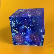 Blue resin glitter for sale  Shipping to Ireland