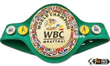 Cinturón de título de campeón de Muay Thai de boxeo CMB talla adulto 4 mm zinc segunda mano  Embacar hacia Mexico