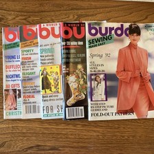 Vintage burda sewing for sale  BOLTON