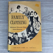 Vtg Family Clothing by Mildred T. Tate Oris Glisson 1963 2nd Ed HC Underlining segunda mano  Embacar hacia Mexico