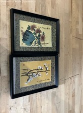 Chinese flowers print for sale  Bridgeport
