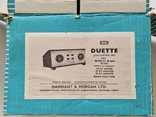 Duette twin supply for sale  BLACKBURN