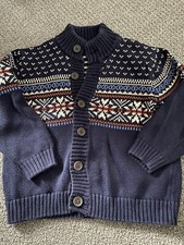 Cardigã Janie And Jack masculino tamanho 4t botão para baixo suéter Fair Isle comprar usado  Enviando para Brazil