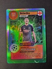 Declan Rice 2023-24 Topps Merlin UCC Gamers #MG-5 Green Refractor Arsenal FC comprar usado  Enviando para Brazil