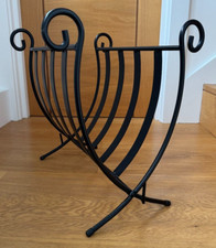 Black metal folding for sale  LONDON