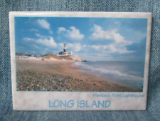 Farol Montauk Point Long Island New York ímã lembrança geladeira NL5 comprar usado  Enviando para Brazil