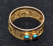 Anello filigrana oro usato  Casalpusterlengo