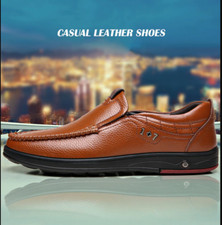 Sapatos masculinos casuais de couro comprar usado  Enviando para Brazil