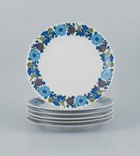 PMR Baviera, Jaeger & Co, Alemanha. Um conjunto de seis pratos retrô em porcelana comprar usado  Enviando para Brazil