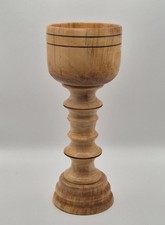 Handcrafted wooden goblet for sale  COVENTRY