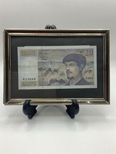 Framed franc note. for sale  ROCHFORD