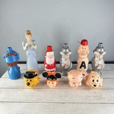 Recipientes plásticos vintage de sabonete para banho de bolha - para peças / incompletos comprar usado  Enviando para Brazil
