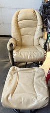 Yellow leather rocker for sale  East Freetown
