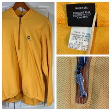 Camiseta masculina Cannondale ciclismo GG extra grande 1/4 zíper manga longa feita amarela EUA comprar usado  Enviando para Brazil