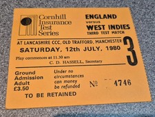 Used cricket ticket for sale  ROCHDALE