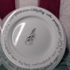 Conjunto de 6 pratos de lanche Pottery Bar Lingo coquetel aperitivo novidade divertida comprar usado  Enviando para Brazil