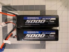 Admiral 5000mah 22.2v for sale  Ivins
