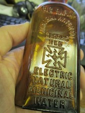 Big Rapids, Michigan. Garrafa de água medicinal elétrica Mineral Water Co. Clarks vermelha, usado comprar usado  Enviando para Brazil